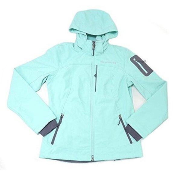 Free Country Jackets & Blazers - Free Country Ladies Cubic Dobby Softshell Jacket